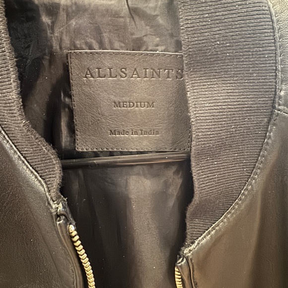 All Saints Niko Bomber Size M - Picture 3 of 5